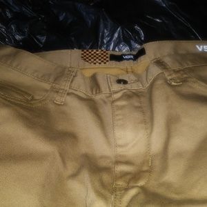Vans pants two pair brown or khaki pants